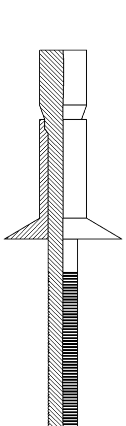Strukturalne M-link z kołnierzem stożkowym
