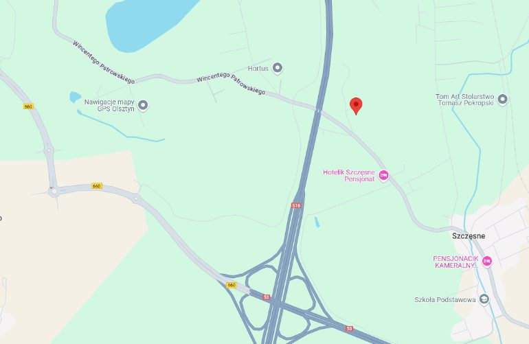 mapa dojazdu